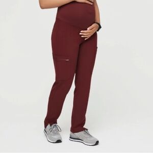FIGS Women’s Burgundy Yola Maternity Scrub Pants
S/T